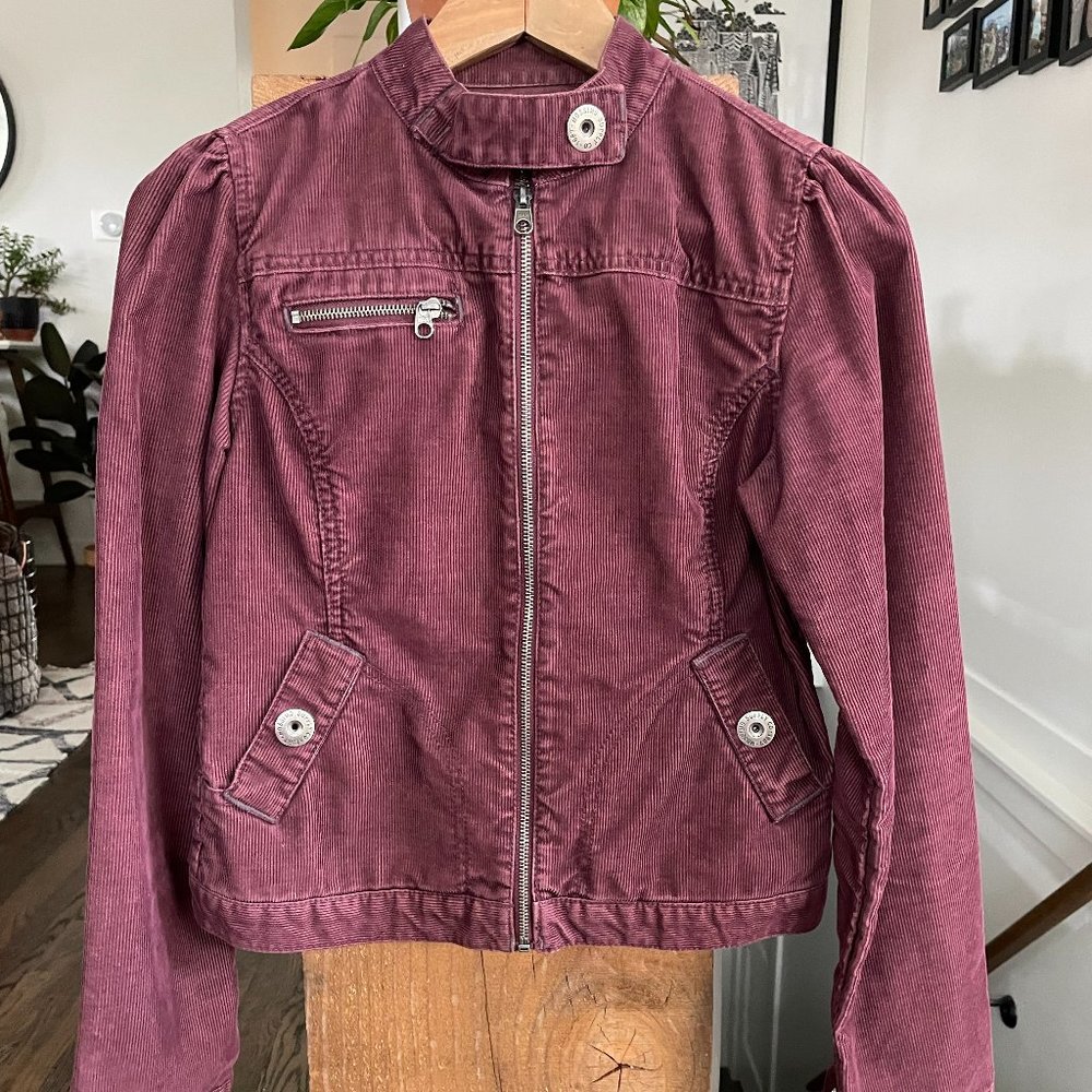 Plum colored Corduroy Jacket from Mossimo - Size S